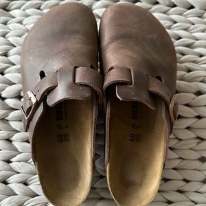 Birkenstock Boston Oiled Leather Habana